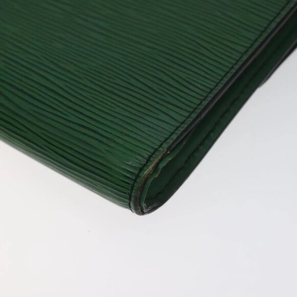 LOUIS VUITTON Epi Pochette Arche Shoulder Bag Green M52574 LV Auth 130925 - Picture 5 of 16